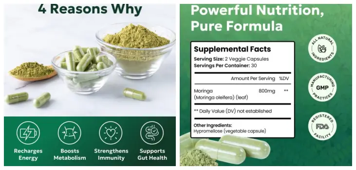 Wellanaturals Moringa Pills